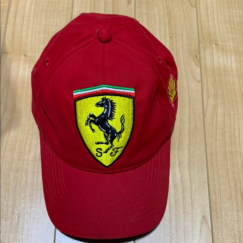 Ferrari Red Prancing Horse Hat